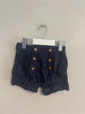 EN fant 12m Navy blue Button-Front linen like Shorts